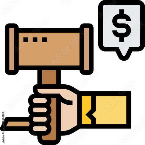 Bidding icon
