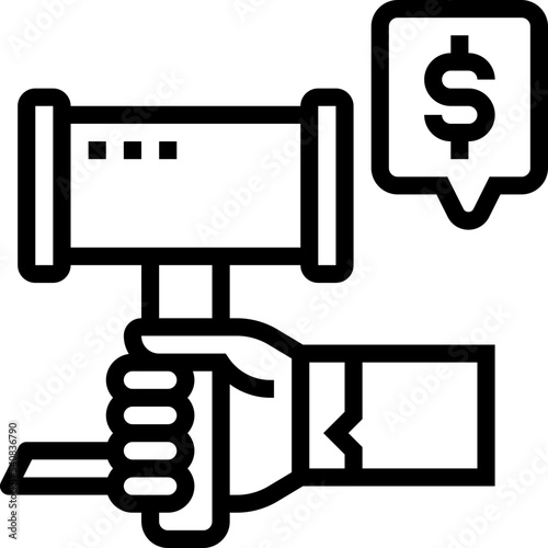 Bidding icon