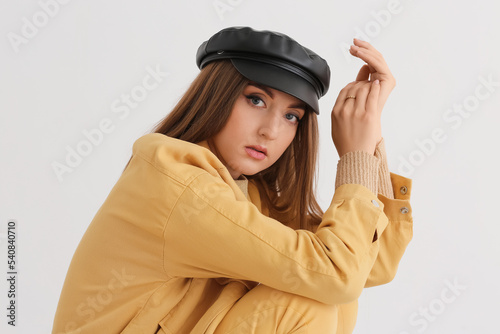 Beautiful fashionable young...