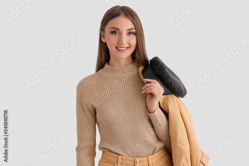 Beautiful fashionable young...
