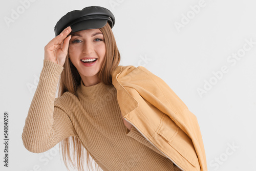 Beautiful fashionable young...