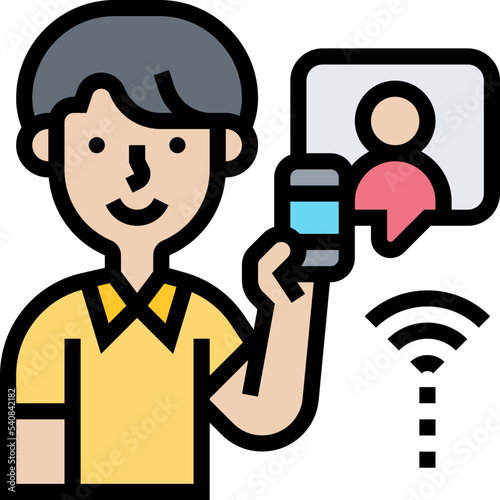 communicating icon