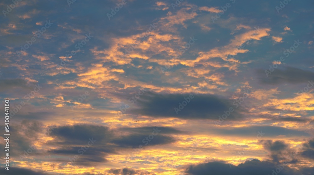 blurry photo, beautiful golden morning sky
