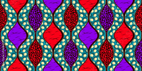 africa seamless pattern, textile art, tribal abstract hand-draw, circle and line geometrics image and background, fashion artwork for Fabric print, clothes, scarf, shawl, carpet, bag