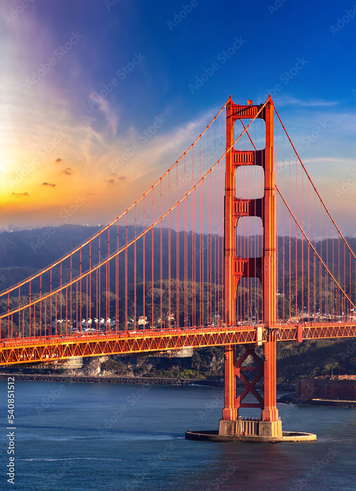 Naklejka premium Golden Gate Bridge in San Francisco