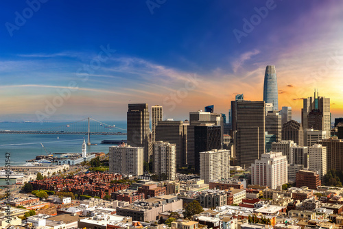 Aerial view of San Francisco photo