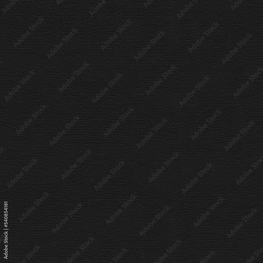 Fototapeta premium Seamless Black Paper Texture. Rough, grainy black material. Stylish artistic background for design, advertising, 3d. Empty space for inscriptions. Page, sheet, canvas.