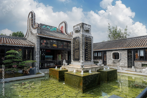Foshan city, Guangdong, China. Danzao town, Nanhai Sucun is the former residence of Foshan Kang Youwei, now a Museum and a key cultural relics protection unit.