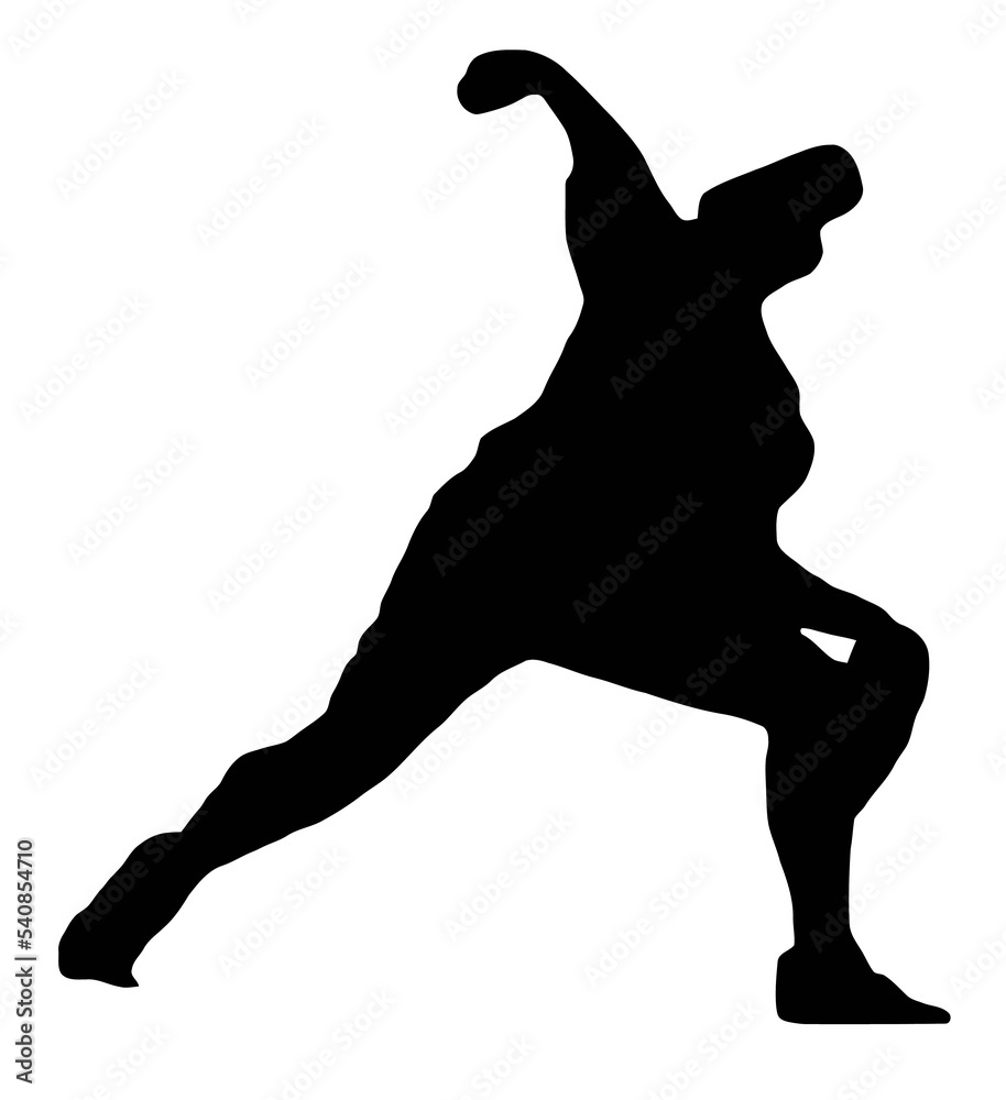 Sport Silhouette - Baseball Pitcher Sport Silhouette - Baseball Pitcher