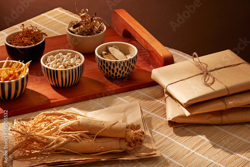 Fotografie Fresh ginseng