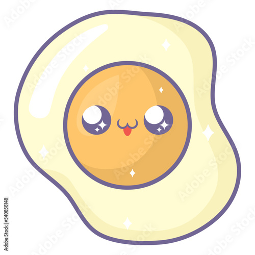 kawaii yolk egg