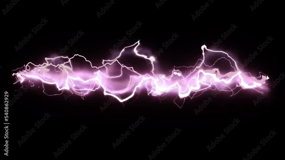pink lightning. Lighting bolt with MOV blank background 4k. Just download and add to the video without background separation