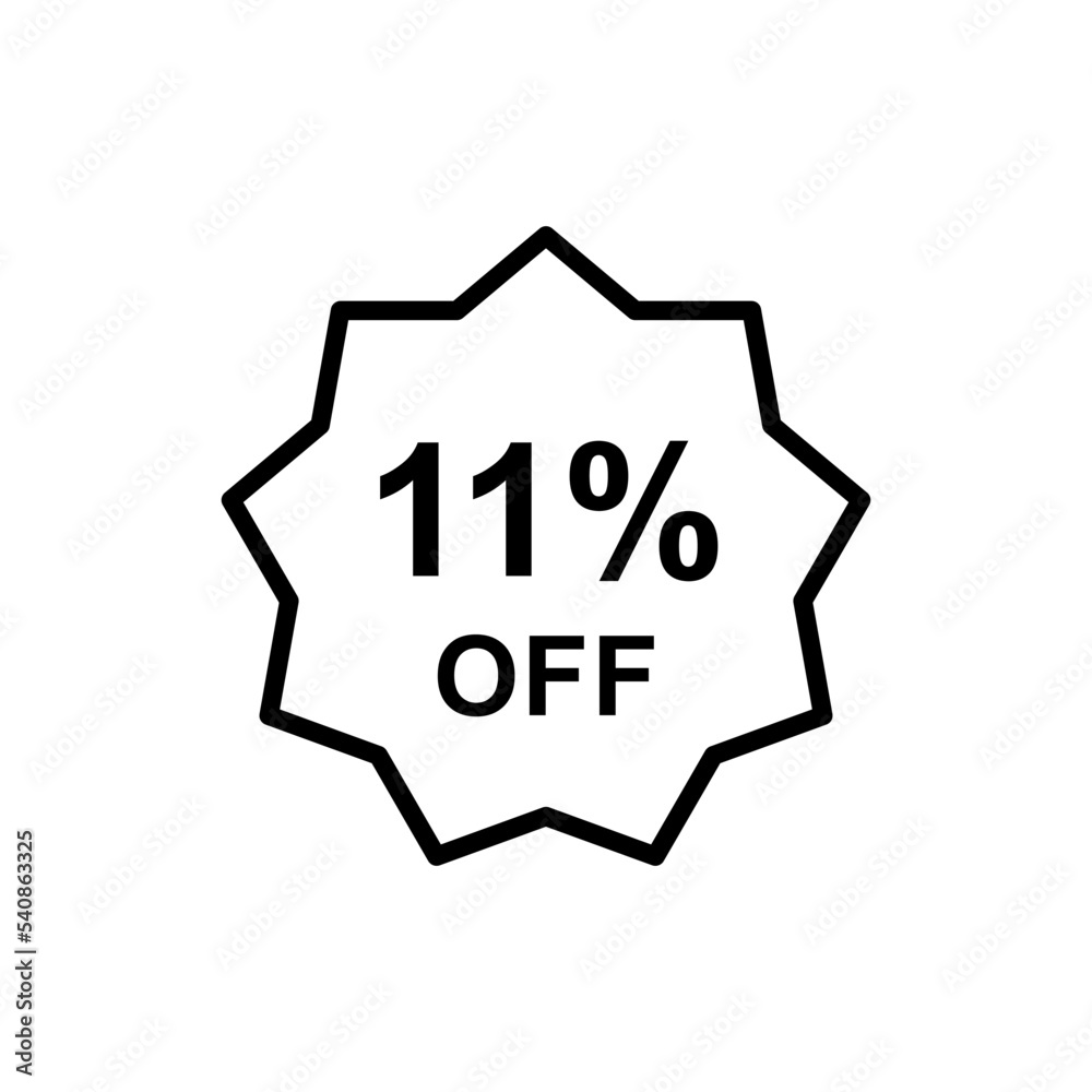 Discount offer icon vector design templates Discount offer icon vector design templates
