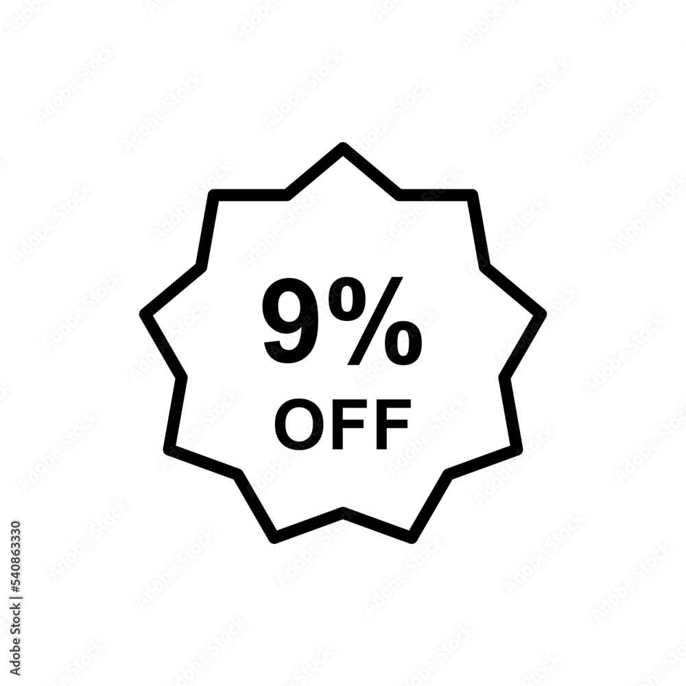 Discount offer icon vector design templates Discount offer icon vector design templates