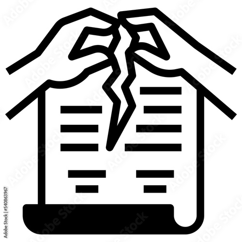 contract termination icon