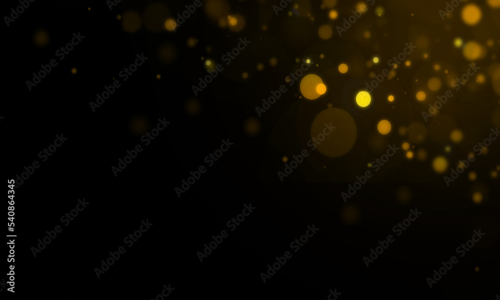 Bokeh lights on black background Bokeh lights on black background