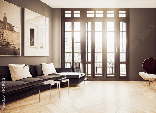 Elegant modern living room