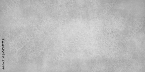Abstract design with white wall background. stained fabric background . Modern design with Gray paper and white paper and Monochrome texture painted on canvas. Grunge Cement Wall Background.