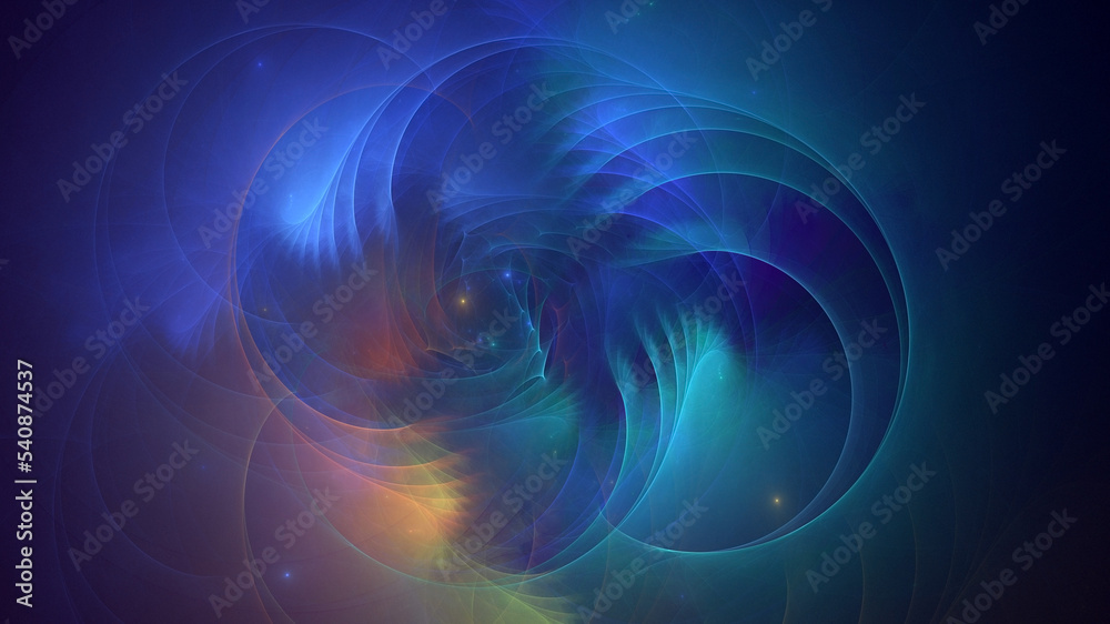 3D rendering abstract colorful fractal light background 3D rendering abstract colorful fractal light background