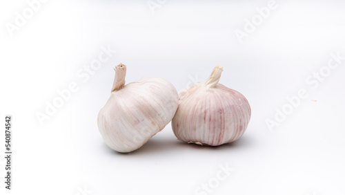 Garlic isolated on white background