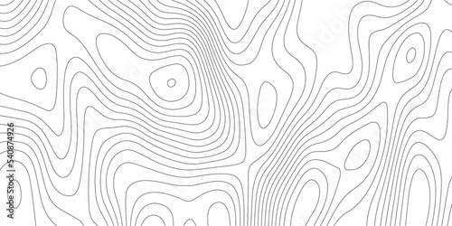 Abstract background with Topographic map background. Line topography map contour background, geographic grid .Topographic map and direction marker abstract background . Vector design .paper texture 