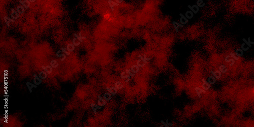 Abstract background with Scary Red and black horror background. Dark grunge red concrete . Grungy red canvas background or texture .Textured Smoke. abstract background with natural texture . 