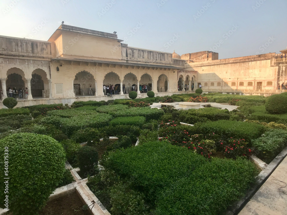 Jaipur, India, November 2019 - An old stone building