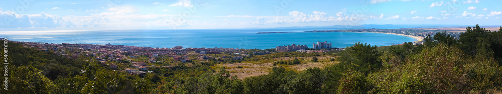 View on bay of Sunny beach resort, Nessebar, Bulgaria View on bay of Sunny beach resort, Nessebar, Bulgaria