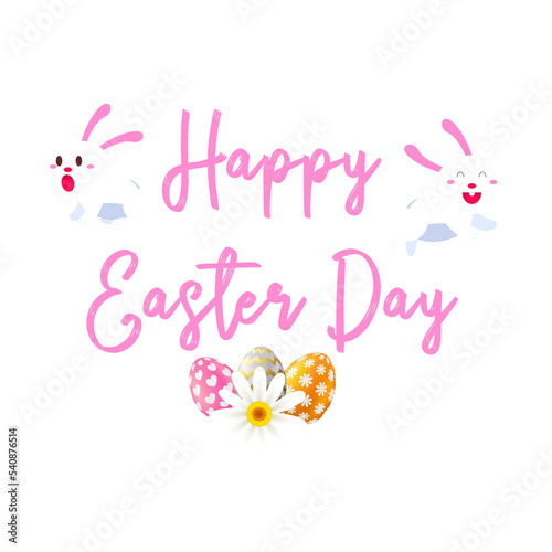 Happy Easter Congratulatory Easter Background. Easter Eggs and Flowers. Background with Selective Focus | Easter Poster and Banner Template with Easter Eggs Solid Background | Greetings for Easter Day