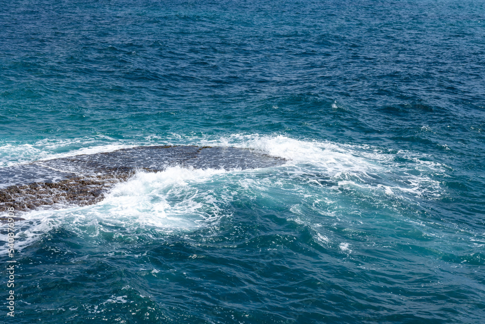 rocks and sea