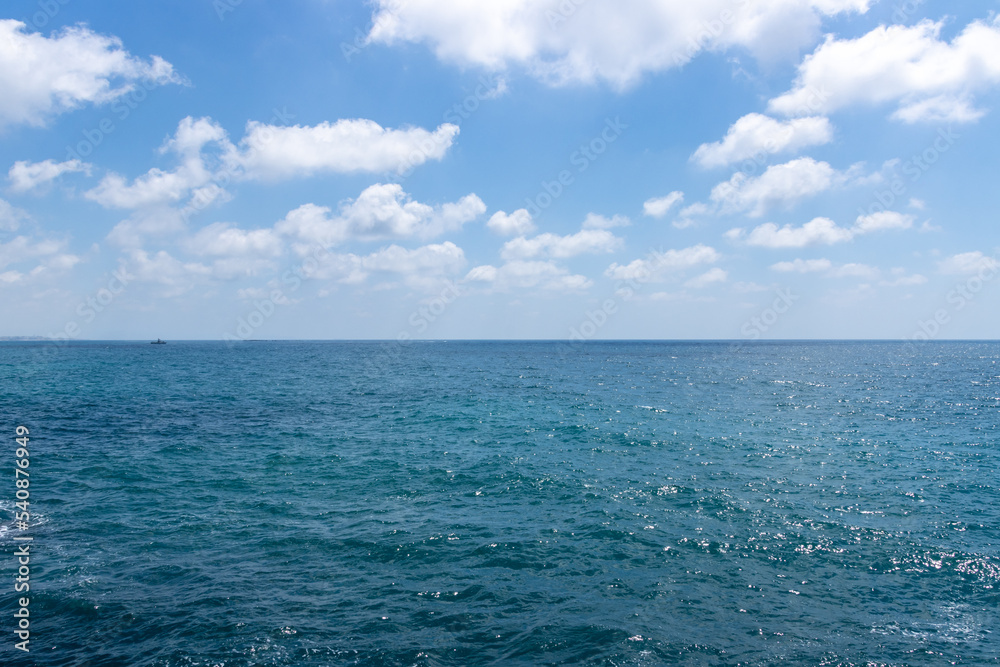 blue sky and sea