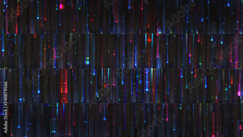 Neon light vertical lines a...