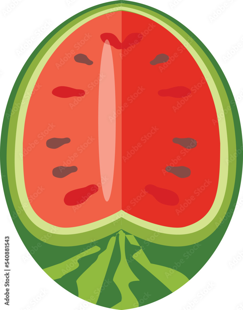 Juice watermelon icon cartoon vector. Summer fruit. Tropical peel Juice watermelon icon cartoon vector. Summer fruit. Tropical peel