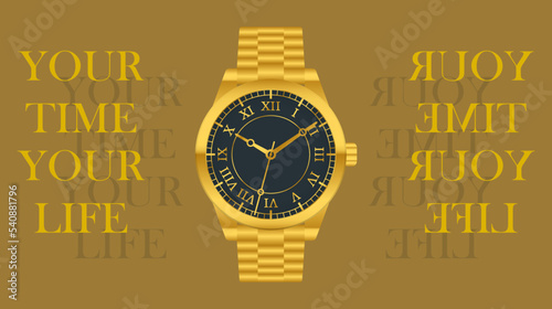 watch template poster vector social media