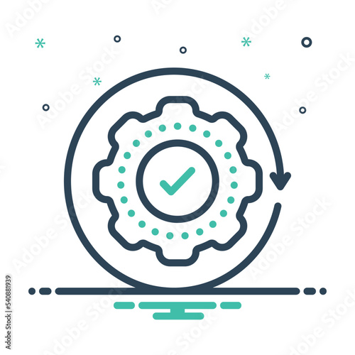 Mix icon for executed