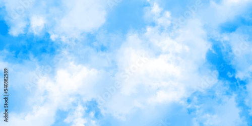 Soft cloud in the sky background.abstract blue sky with clouds.Bright and shinny natural cloudy sky, bright blue cloudy blue sky vector illustration.Sky clouds landscape light background.><