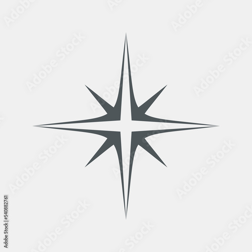 Star north quality vector illustration cut © MKS