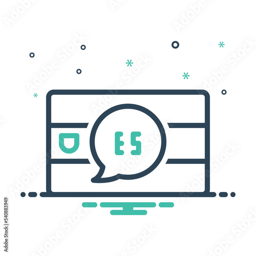 Mix icon for spanish