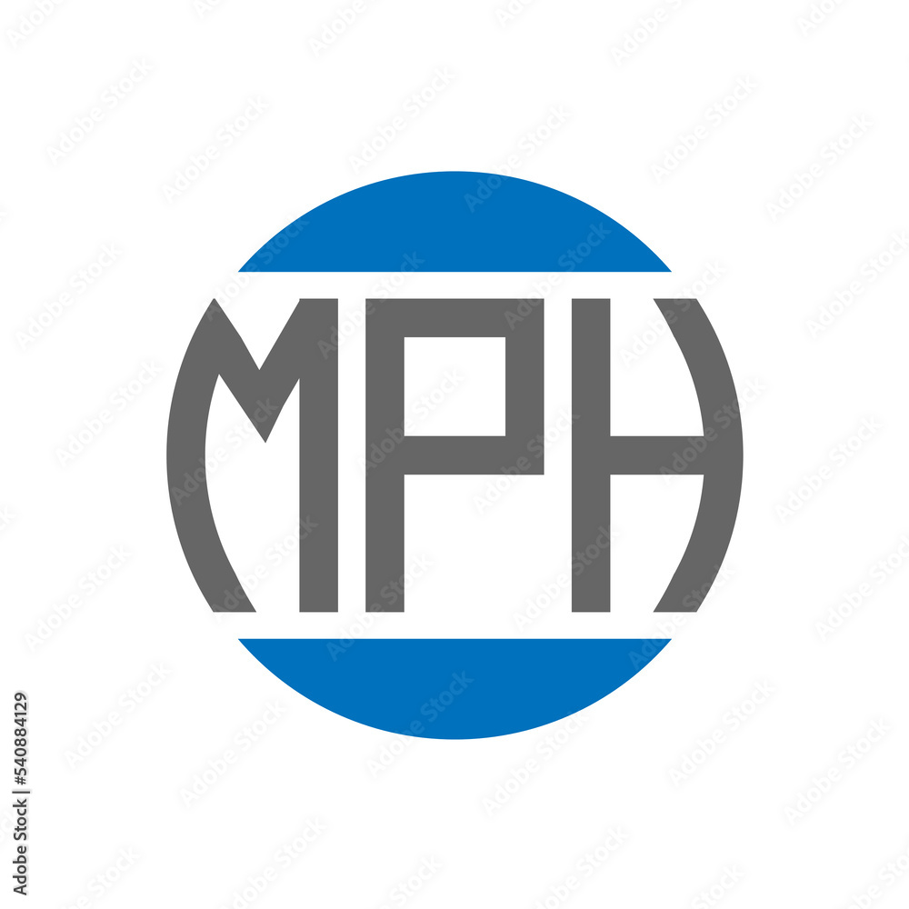 MPH letter logo design on white background. MPH creative initials circle logo concept. MPH letter design. MPH letter logo design on white background. MPH creative initials circle logo concept. MPH letter design.