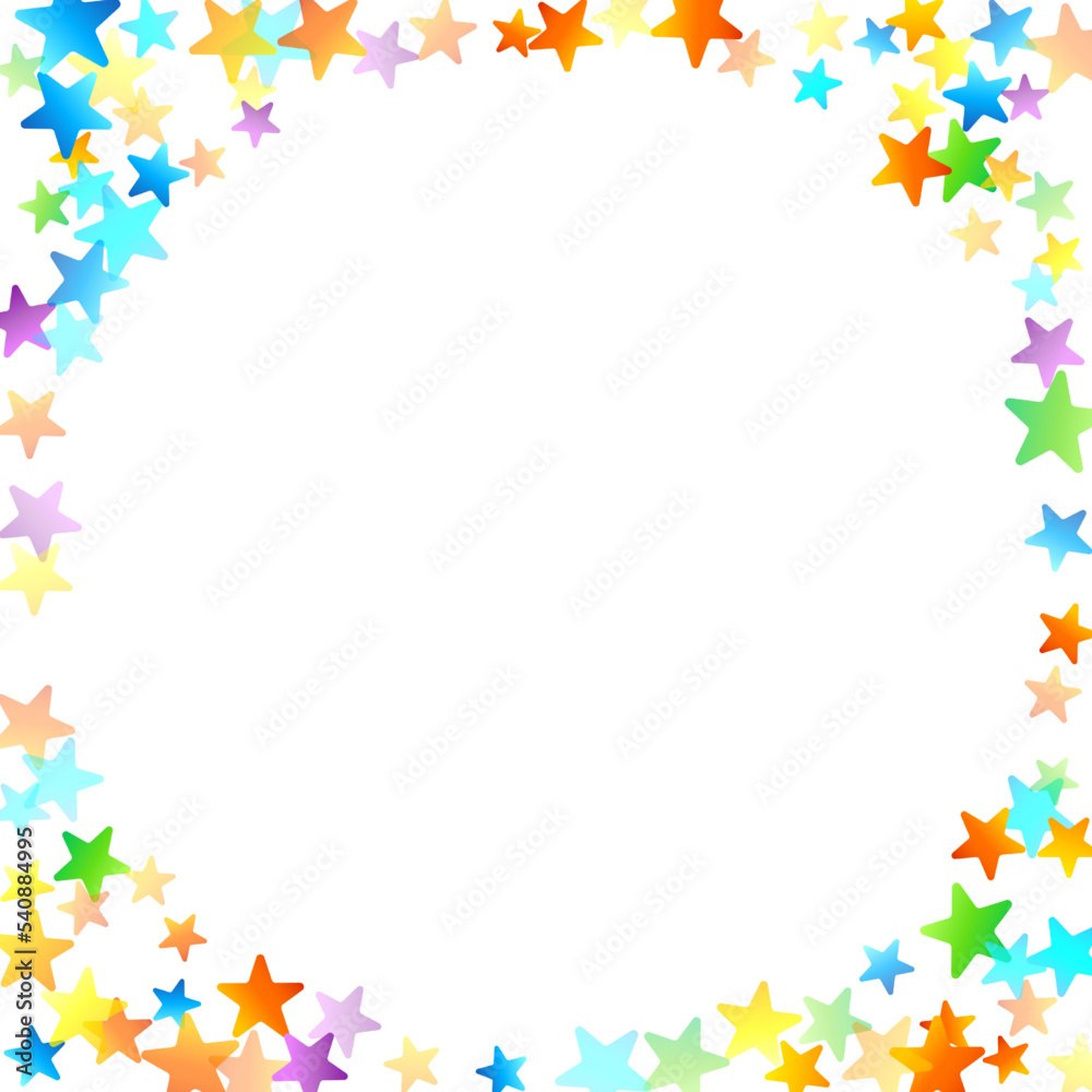 Rainbow Festive Confetti. Carnival Star Falling. Rainbow Festive Confetti. Carnival Star Falling.