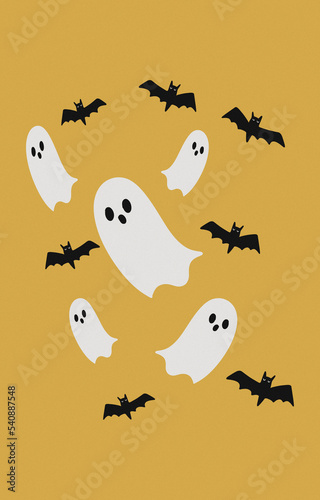 illustration of a halloween background