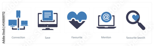 connection, save, favorite