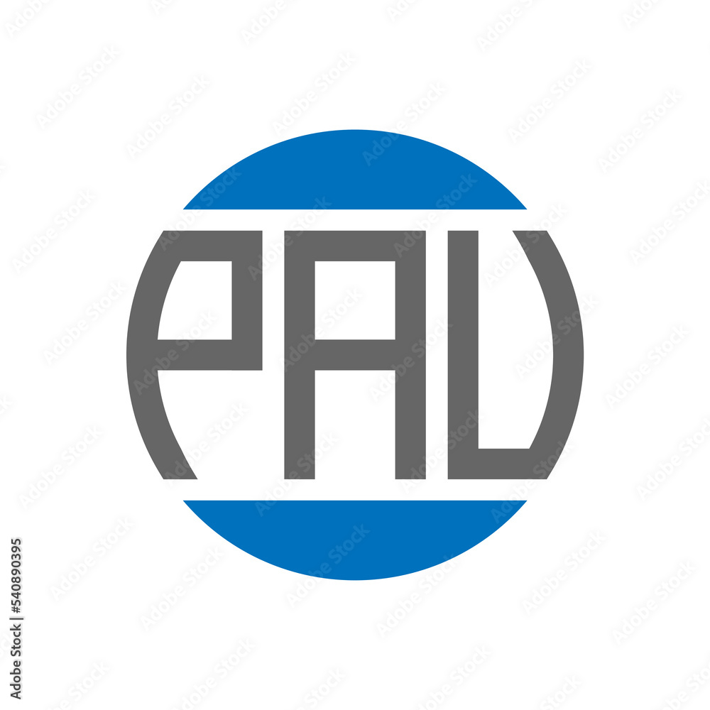 PAV letter logo design on white background. PAV creative initials circle logo concept. PAV letter design. PAV letter logo design on white background. PAV creative initials circle logo concept. PAV letter design.