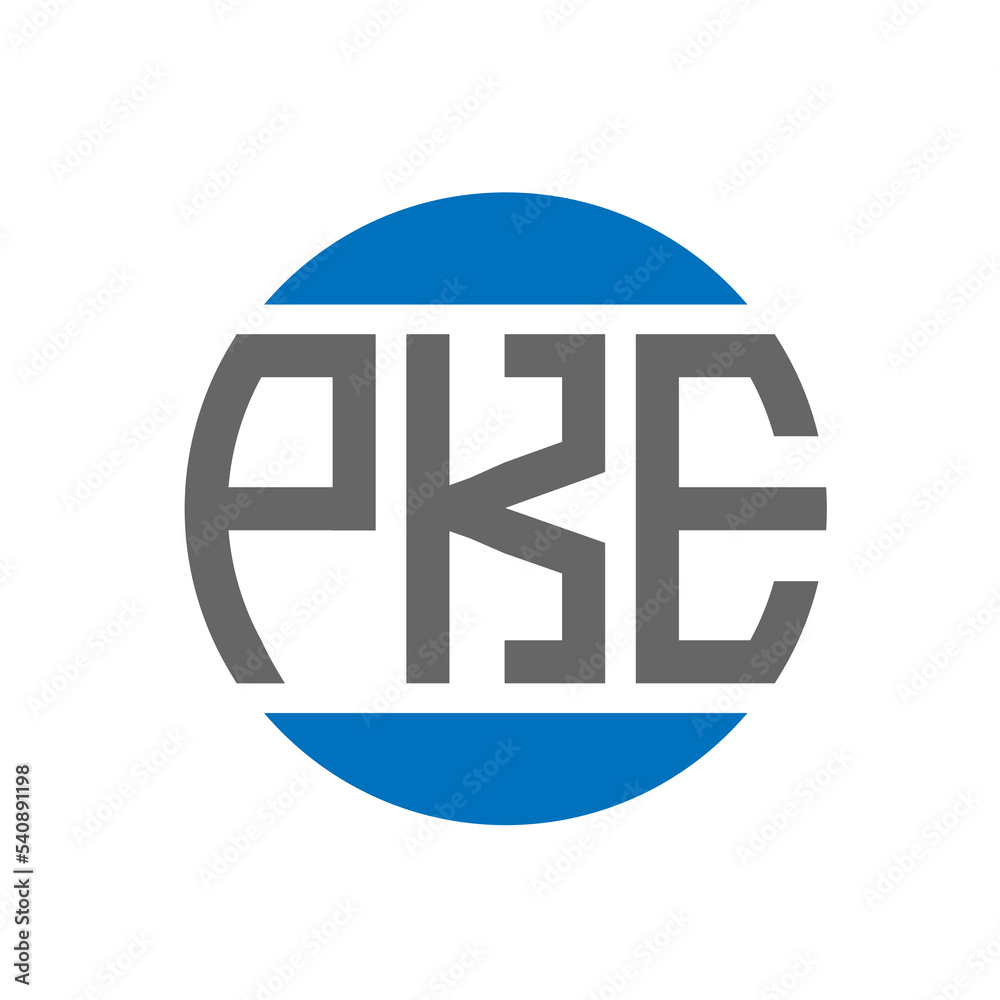 PKE letter logo design on white background. PKE creative initials circle logo concept. PKE letter design. PKE letter logo design on white background. PKE creative initials circle logo concept. PKE letter design.