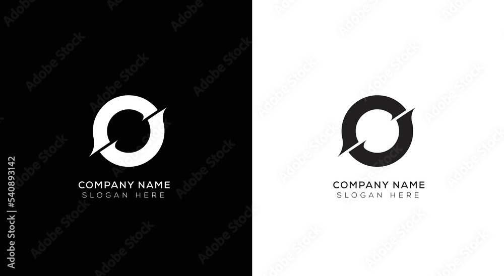 Minimal letter 3d O logo design with gradient Stock Vector | Adobe Stock
