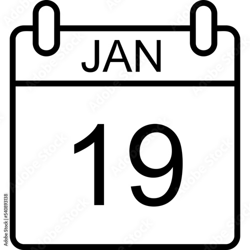 January Icon