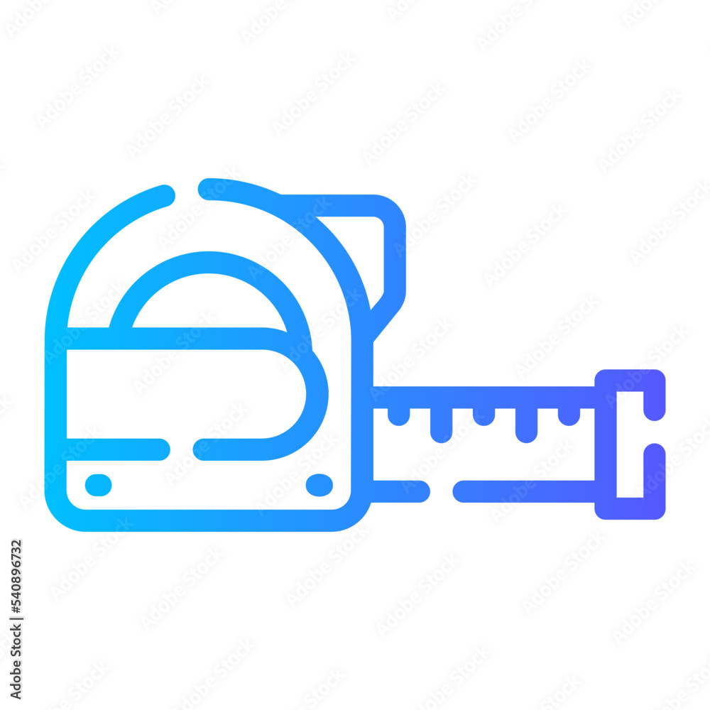 measurement gradient icon measurement gradient icon