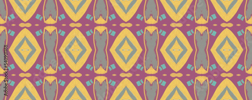 Wallpaper Mural Seamless ethnic background. Geometric aztec pattern. Torontodigital.ca