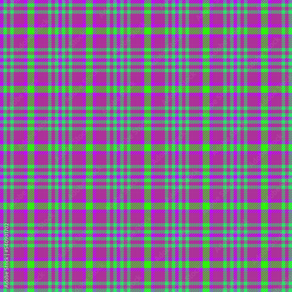 Fototapeta premium Decorative tartan plaid tiles pattern illustration