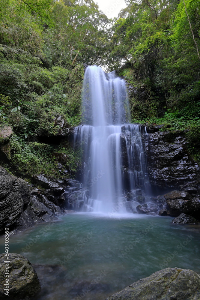 Yunsen Waterfall near the Manyueyuan National Forest Recreation Area in New Taipei City, Taiwan